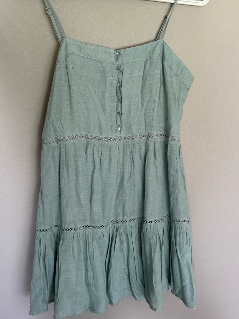 Love Tree Mint Green Tiered Sundress